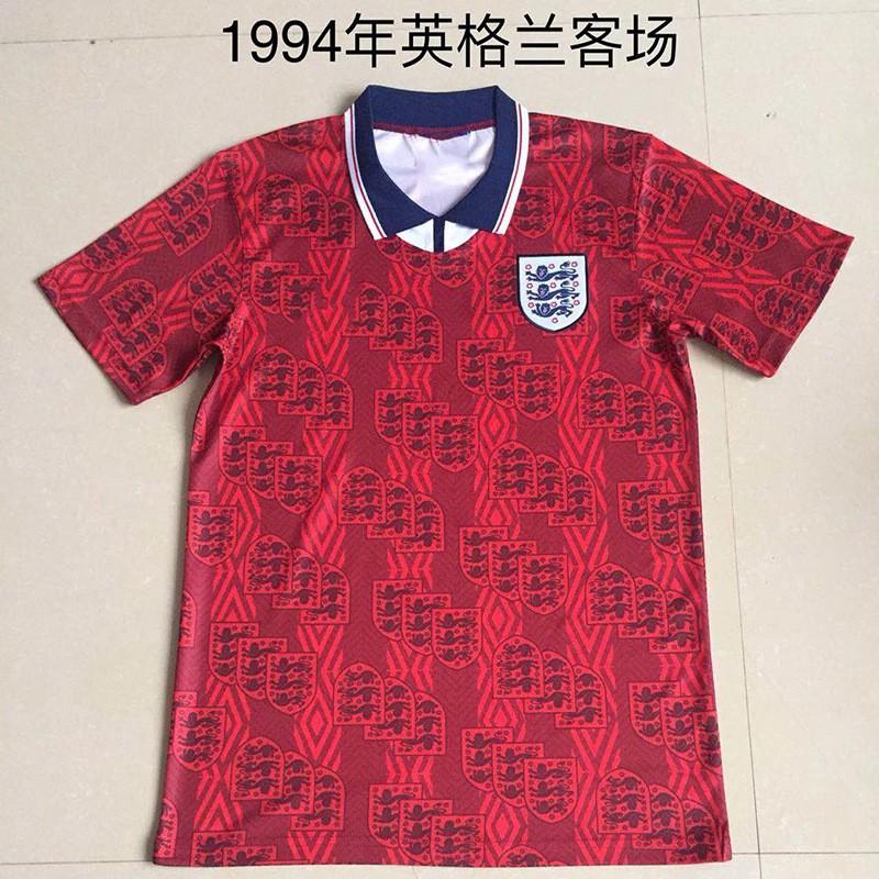 England 1996 Euro Retro Football Jersey Men Women Unisex Short Sleeve Soccer Shirt Beckham Owen 7 10