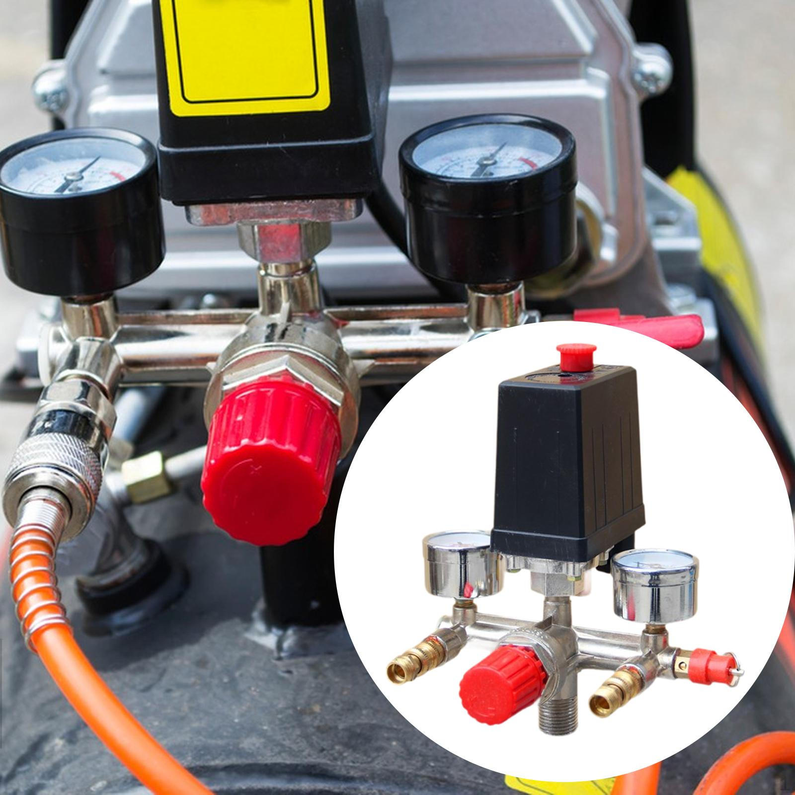 

Air Compressor Pressure Switch Control Valves Accessories Regulation Adjustable Metal