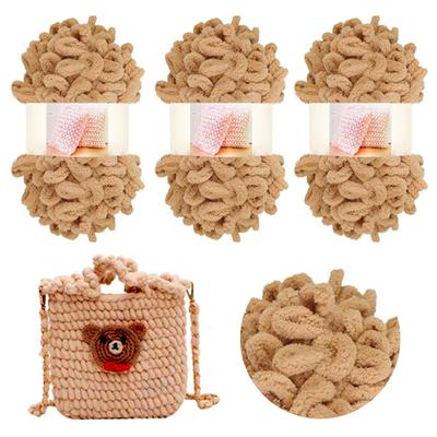 3 rollen Loop Garn Finger Stricken Garn Keine Notwendigkeit Haken Garn Flauschigen Finger