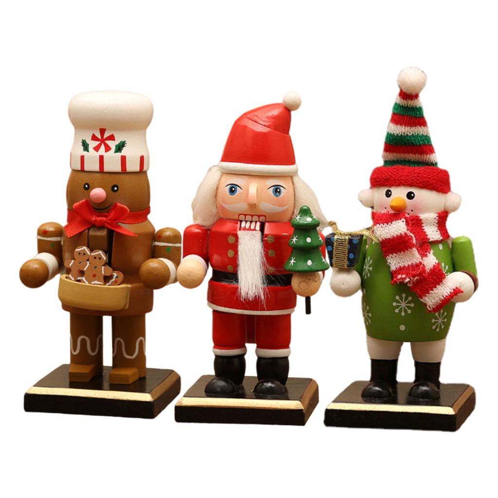 Nutcracker Soldier Shelves Tables Decor Birthday Gifts for Christmas Xmas
