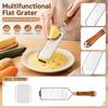 304 Stainless Flat Grater And, Multi-Purpose Kitchen Tool for Shredding and Slicing