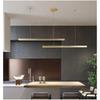 Lamp Modern Minimalist LED Chandelier ,Linear Kitchen Island Pendant Lighting For Dining Table Living Room Bedroom