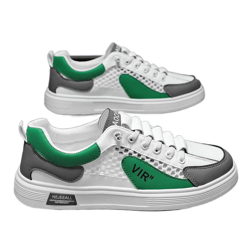 Popular Summer Breathable Mesh Trendy Shoes Casual Board Shoes Men