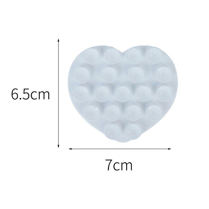 1Pc Backed Adhesive Sucker Pad For Fixed Pad Double Side Silicone Suction Pad For Mobile Phone Fixture Suction Cup