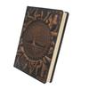Retro Notepad A6 Notebook PU Creative Embossed Diary Handbook Korean Stationery Student School Office Writing Book 13.7x10x2cm