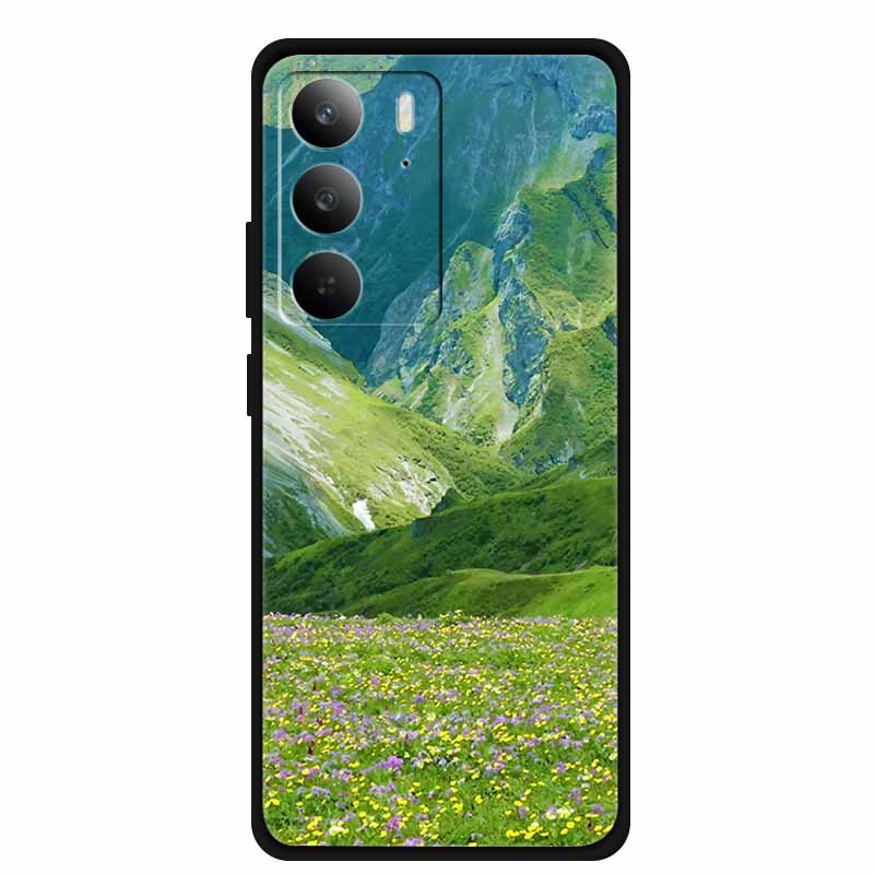 For Realme C75 4G Global C 75 Phone Case Cute Cats Back Cover TPU Soft Silicone Protector Gradient Shield Funda for Realme 14X