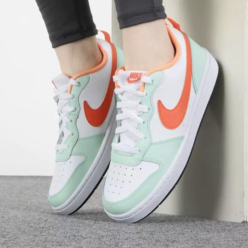 Nike Court Borough Low 2 Mint Foam Safety Orange GS FN3687-181