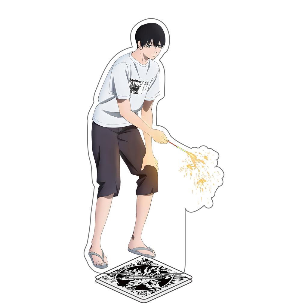 Anime The Summer Hikaru Died 15CM Acrylic Stand Figure Hikaru Indou Yoshiki Tsujinaka Desktop Ornament Collectible KEY Fans Gift