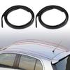 2Pcs Roof Rail Weatherstrip Seal Trim EPDM Rubber Roof Drip Channel Seal 75551-52130 for 2007 to 2011 Automotive