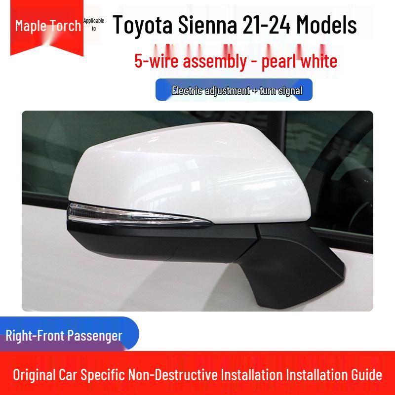 

Compatible with Toyota Sienna 2021-2024 Rearview Mirror Assembly - Left & Right Exterior Reflective Mirrors.