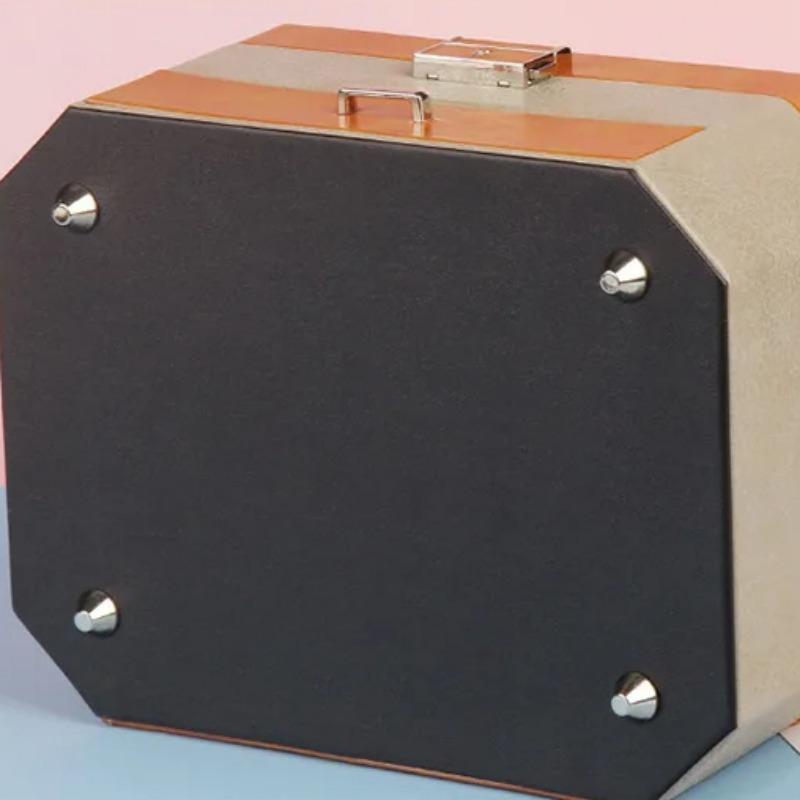 Large Jewelry Box Vintage Velvet Necklace Bracelet Ring Earrings Jewelry Boxes Luxury Dawer Organizer Stoage Women's Ornaments Accessories Tray Holder