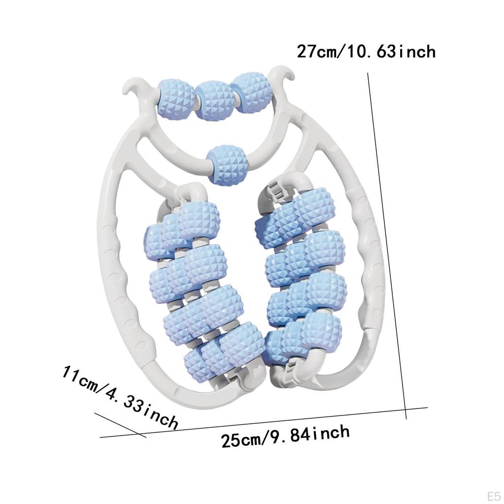 Leg Massage Roller 28 Wheels Degree Circular Clamp Portable Ergonomic Deep Tissue