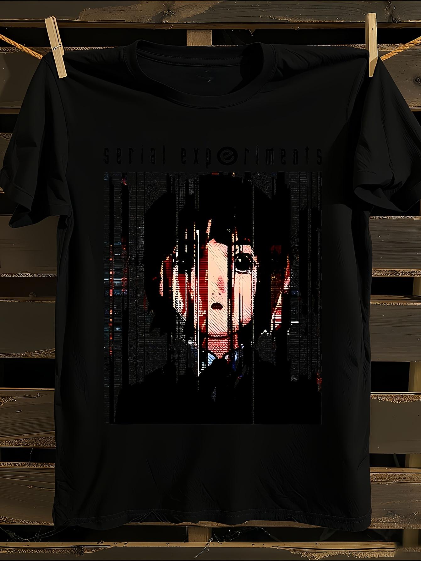 Serial Experiments Lain Anime T-shirt XXXL