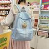 Schoolbag new simple five-pointed star printed backpack waterproof and wear-resistant student schoolbag daily commuting leisure backpack