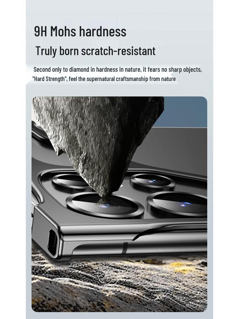 Samsung S24+ Ultra Metal Case: Borderless, Drop-Proof, Bare-Metal Feel