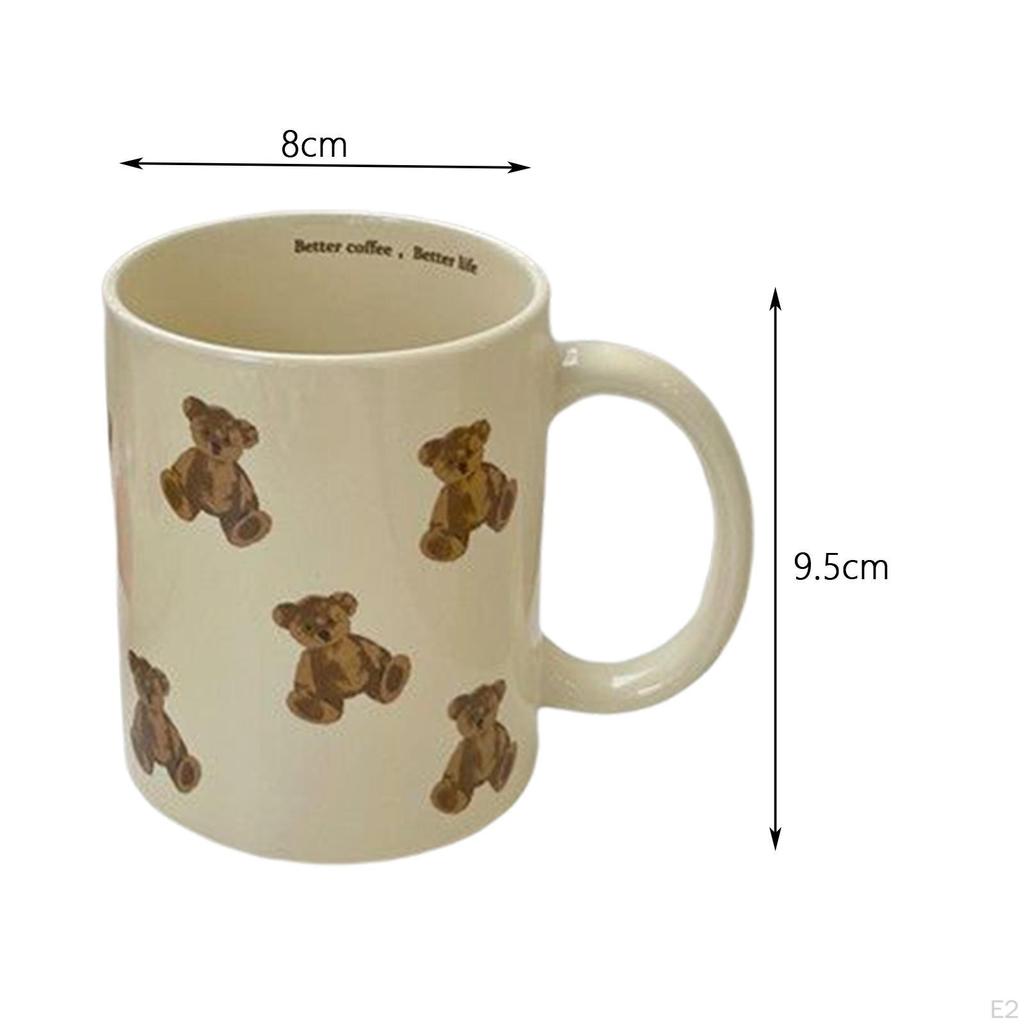 Espresso Latte Mugs Handcrafted Ceramic Mug Enamel for Kitchen Home Party