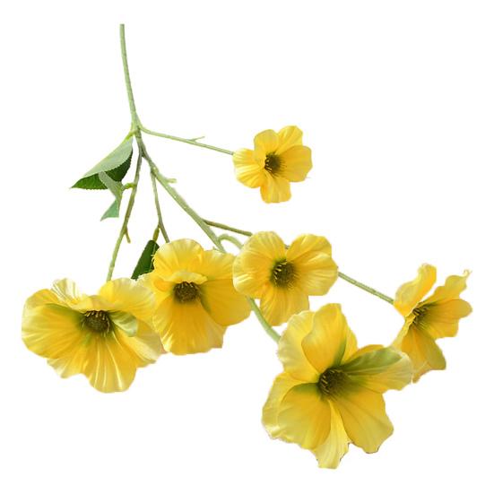 

Искусственный цветок Фаленопсис 6 головок Цветет Искусственный шелковый цветок Ветка со стеблем для Свадьбы Дома Офиса Вечеринки Отеля Декор жёлтый