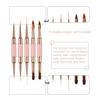5 Pcs Nails Art Liner Brushes Nail Brush with Double-Ended Nail Detail Brush Nails Art Brushes Set