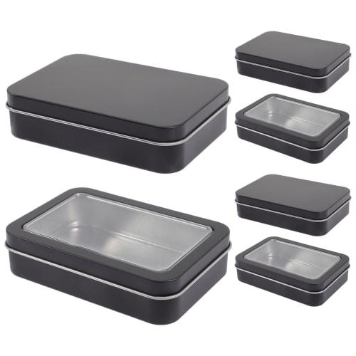 EXCEART Box Lenormand Deck Game Card Holder, Tarot Deck Holder, Gold Pen Pot, Poker Card Case, Poker Card Container, Playing Card Holder, Game, 6-Pack