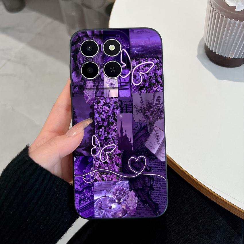 For Honor X6c X6d X5a X5c X6a X7a X8d X9d X8c X7 X8 X6 Phone Case Pretty Flowers Patterns Lightweight Soft Silicone Cover For Honor Protective Housing