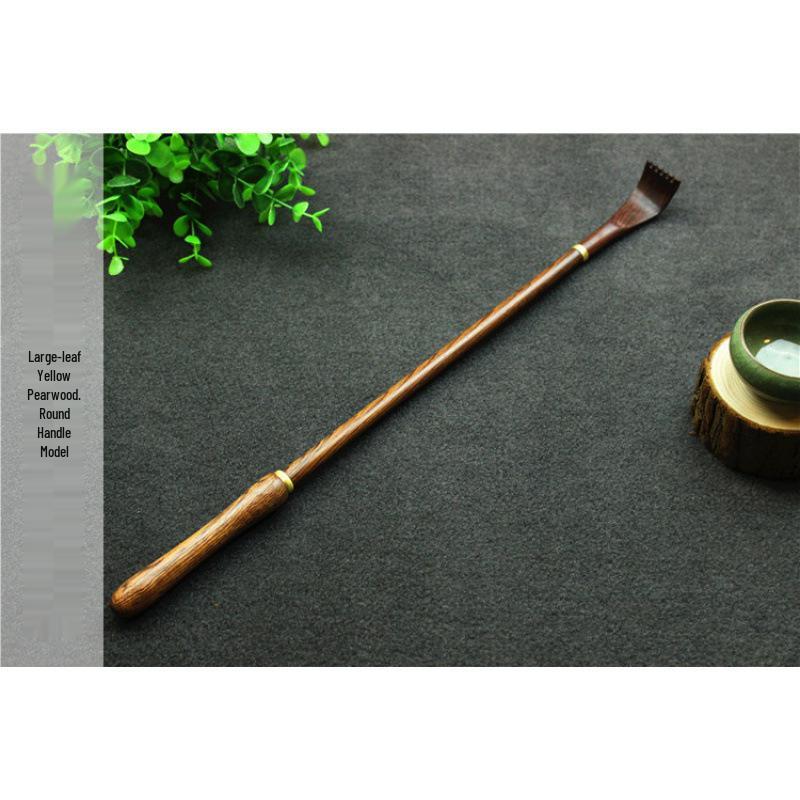 Ebenholz-Rückenkratzer mit Edelstahl - Juckreizlinderung für den ganzen Körper