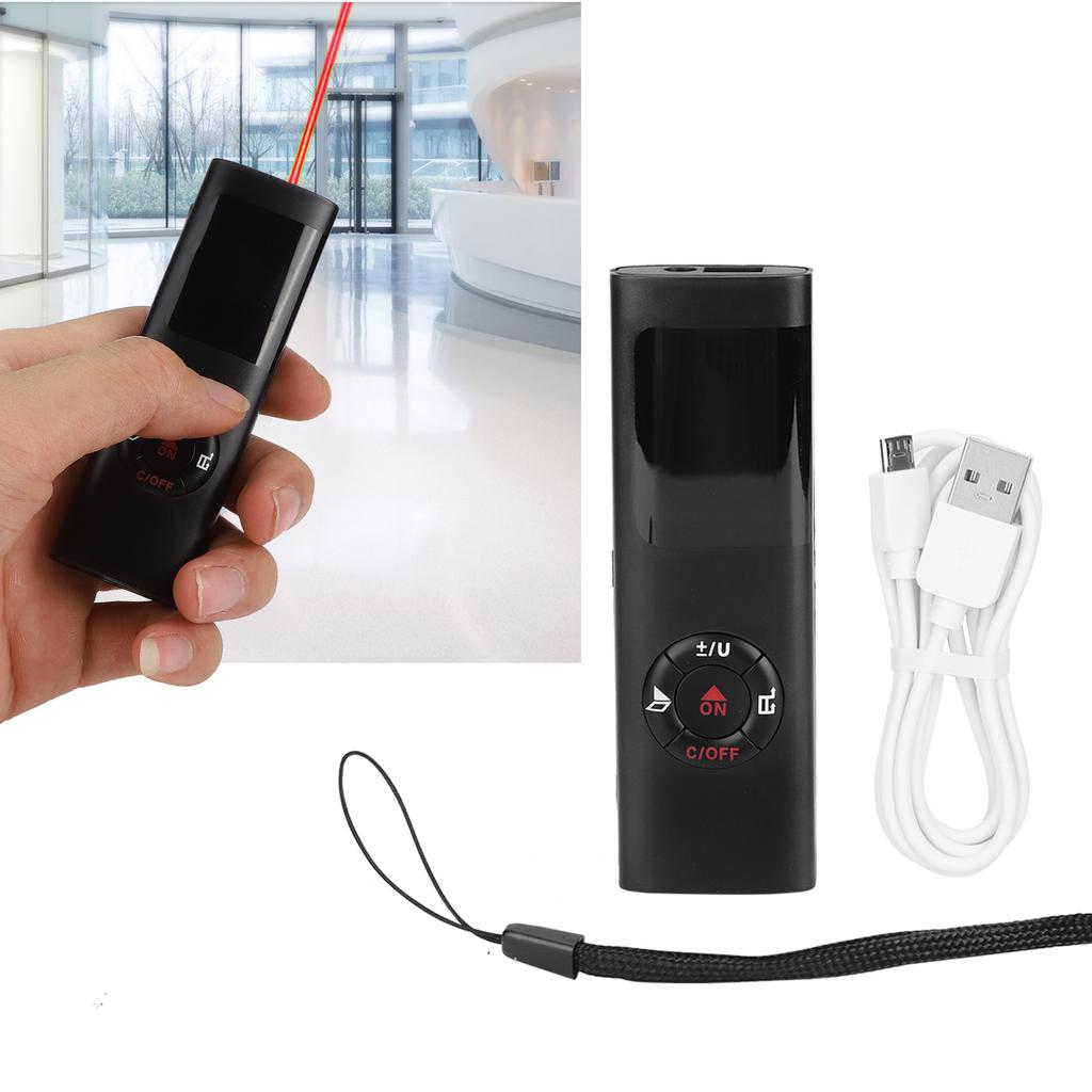Infrared Distance Meter Electronic Handheld Digital Rang Finder LCD Rechargeable Rangefinder