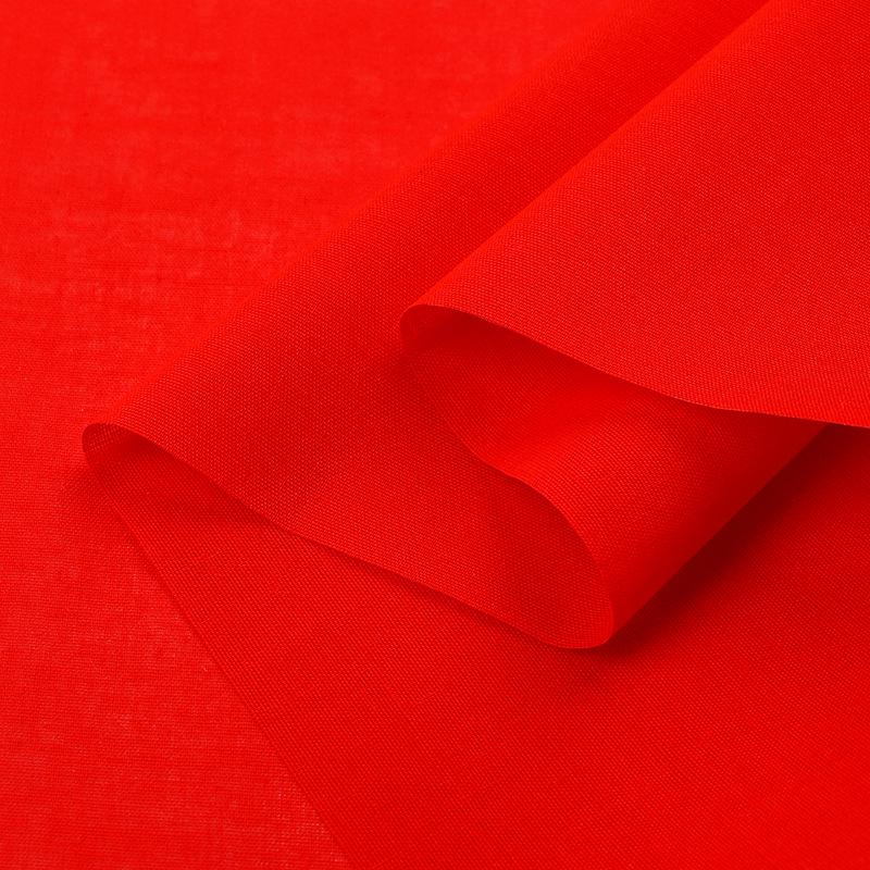 Bright Red Silk Wedding Decoration Fabric - Chinese Style Ribbon Cutting Cloth