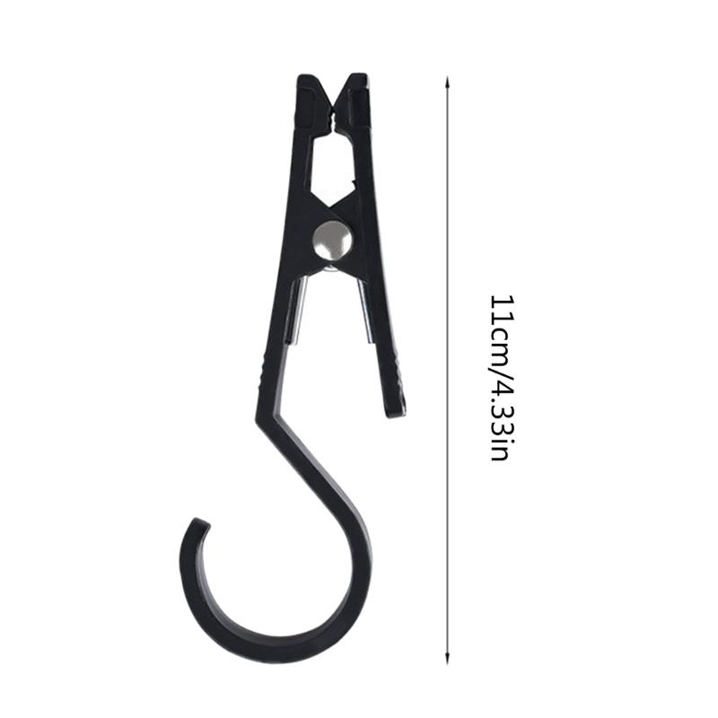 8 Pcs Antiskid Clamp Tent Fixed Clip Outdoor Camping Lights Hook Holder Durable