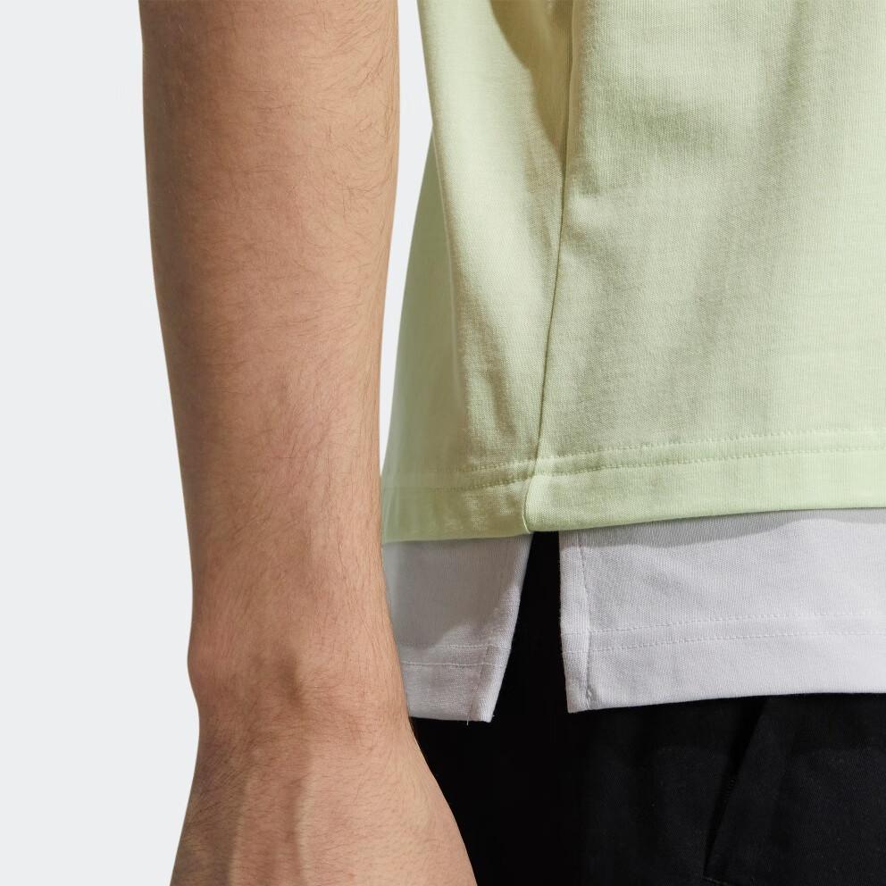 Adidas St Gfxrlx Tee Sport Casual Round Neck Layered Look Short Sleeve T-Shirt Men Tops Acid-Lime-Green HE9923