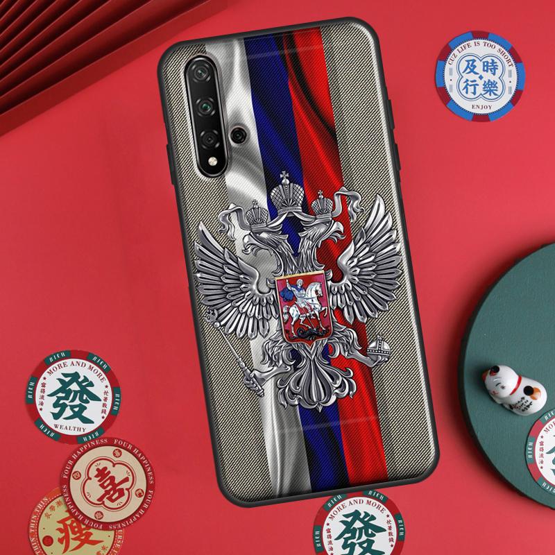 Coat Of Arms Russian CCCP Flag For Huawei P20 P40 P30 Lite P60 Pro Nova 12s 11i 12i 10 9 SE 5T Y91 Y90 Y60 Y70 Y72 Y61 Case