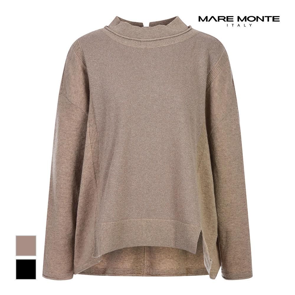 MAREMONTE Gold Thread Point Wool Knit_M22Omkt61P0
