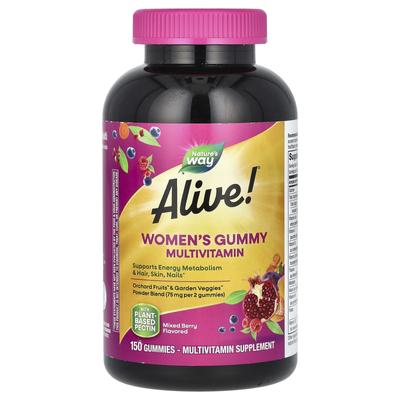 Levande! Gummigelé multivitamin för kvinnor, blandad bärsmak, 150 gummies