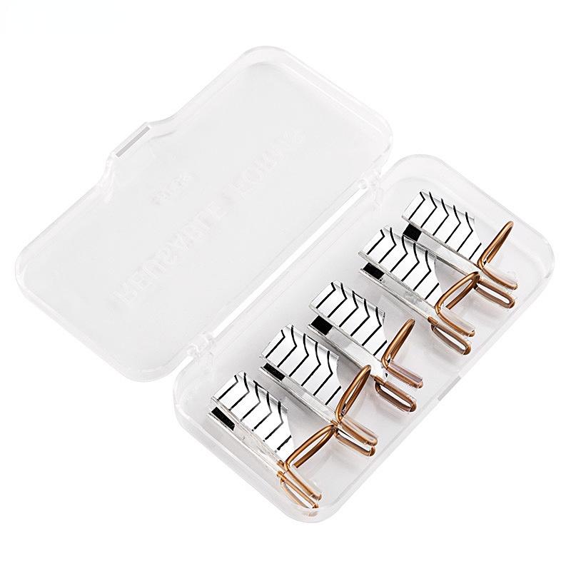 

Новые 5 шт. женские многоразовые УФ-гелевые акриловые насадки для дизайна ногтей, руководство по наращиванию формы, инструмент серебряный