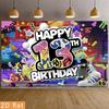 Two-dimensional Plane Party Banner, 1 Piece of Polyester Material Background clothXY