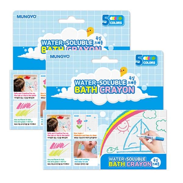 

Карандаш для ванной Mungyo MWBC-5A, 5 цветов, 2 шт., Корейские игрушки