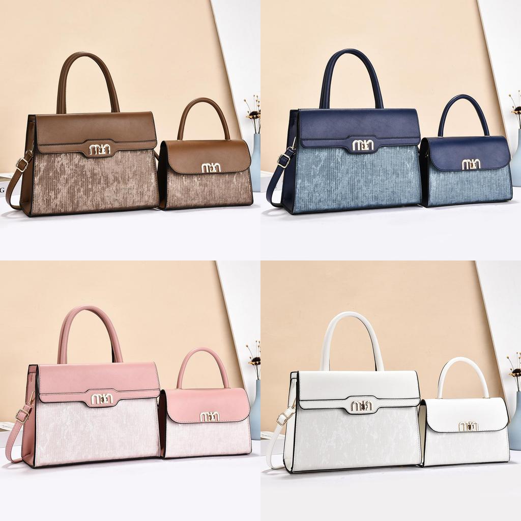 Style Pu Leather Bag With Zipper Closure And Multiple Pockets For Daily Use