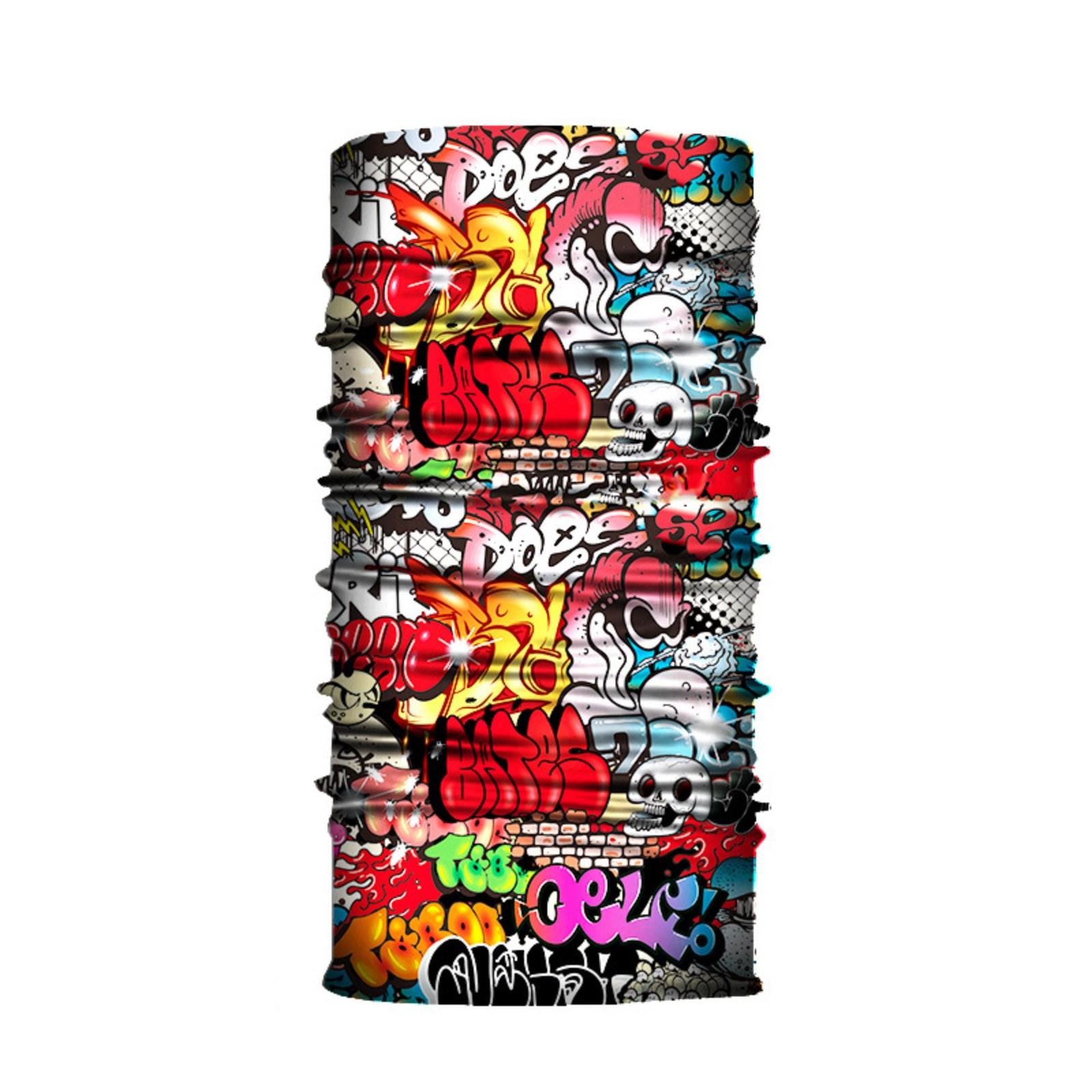 

Солнцезащитная и ветрозащитная маска для езды на велосипеде на открытом воздухе, впитывающая пот, бесшовная шейная повязка One Size