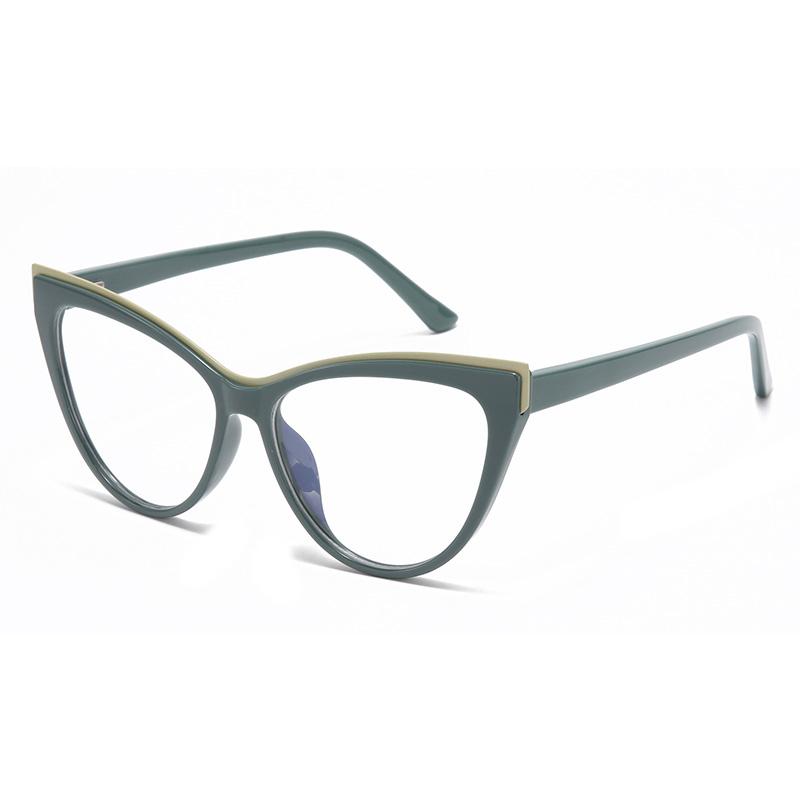 Spring Hinge Women Cat Eye Prescription Glasses For The Nearsighted Anti Blue Rays Myopia Spectacles Power 0 -0.5 -0.75 To -6.0