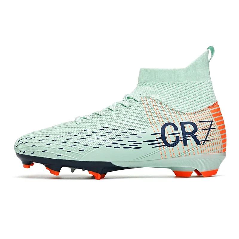 Training New Men Soccer Shoes Men Breathable Match Outdoor Casual Shoes Men Cleats Long Spikes Comfortable Football Shoes Men