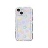 Colorful Small Flowers for iPhone17promax Mobile Phone Case Apple 16 Large Hole 14/13 New 15 Airbag
