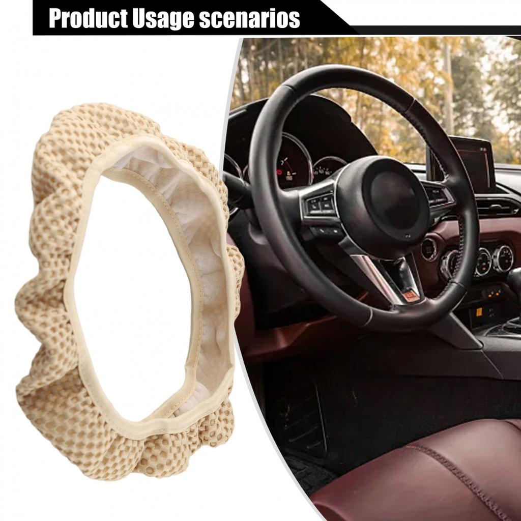 Car Steering Wheel Cover 38cm Cloth For Car Steering Wheel Cover
