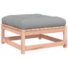 VidaXL Garden Footrest with Cushion, Coffee Table, Patio Stool Balcony Terrace Backyard Outdoor, Wood 838099