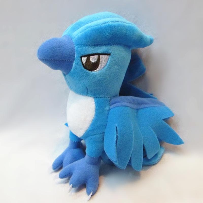Rozkošný 7" Articuno Pokemon Roztomilá měkká plyšová prstová plyšová hračka pro potěšení dětí