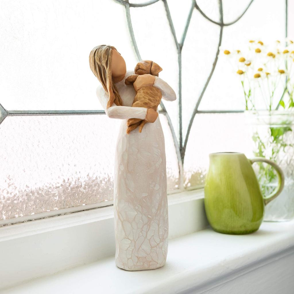 Willow Tree Adorable You (Golden Dog) Hand-Painted Figurine
