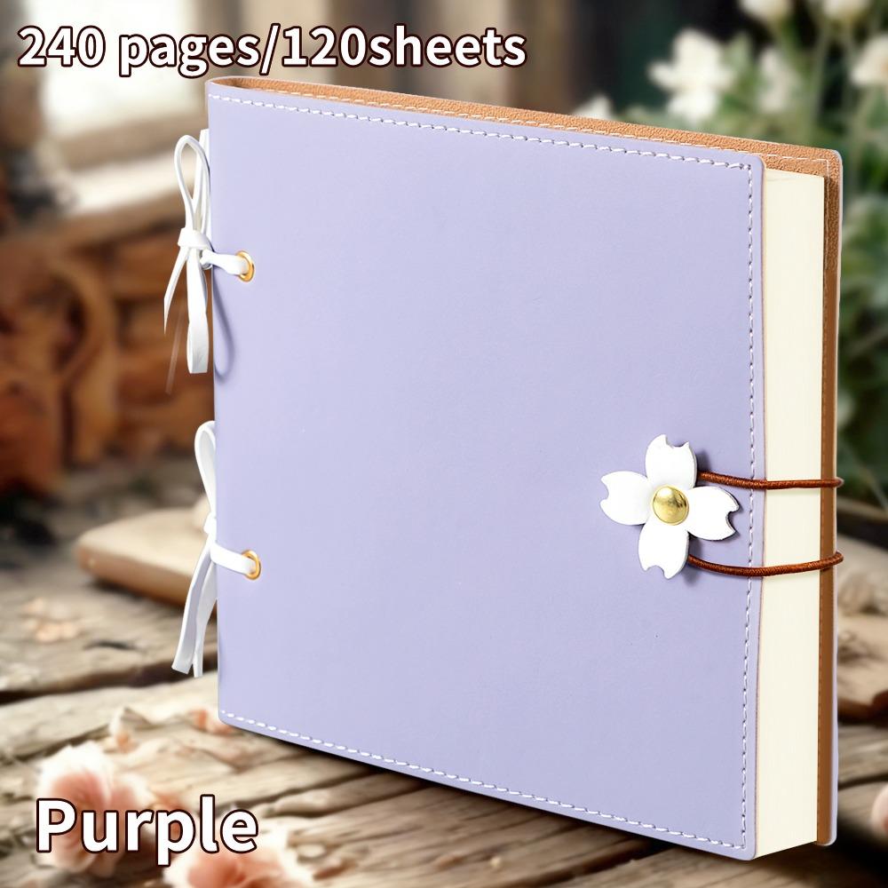240 Pages Thickened Blank Wedding Album for Girlfriend, Boyfriend, Family