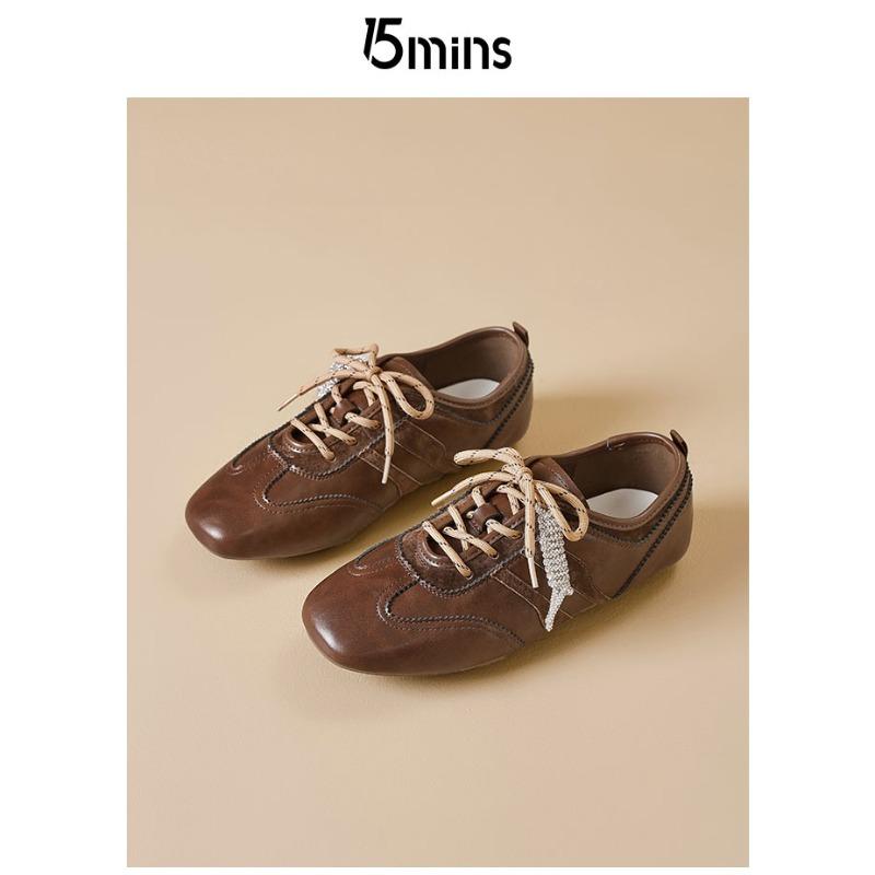 Fashion Dexun Shoes Women's 2025 New Autumn Versatile Casual Flat Shoes