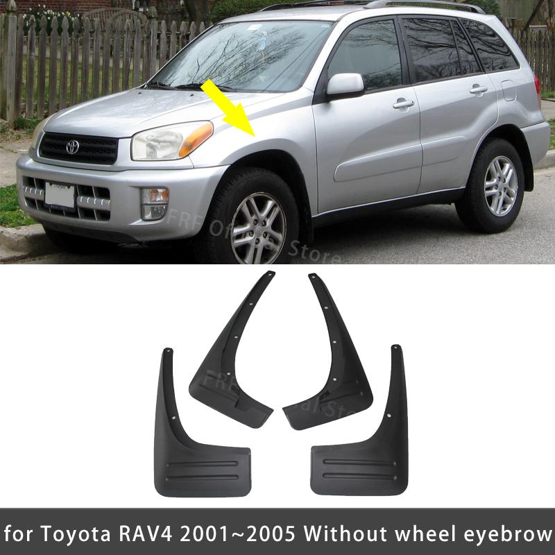

Брызговик для Toyota RAV4 RAV 4 XA20 2001 2002 2003 2004 2005 брызговики переднее заднее колесо 4 шт. автомобиля No wheel eyebrow