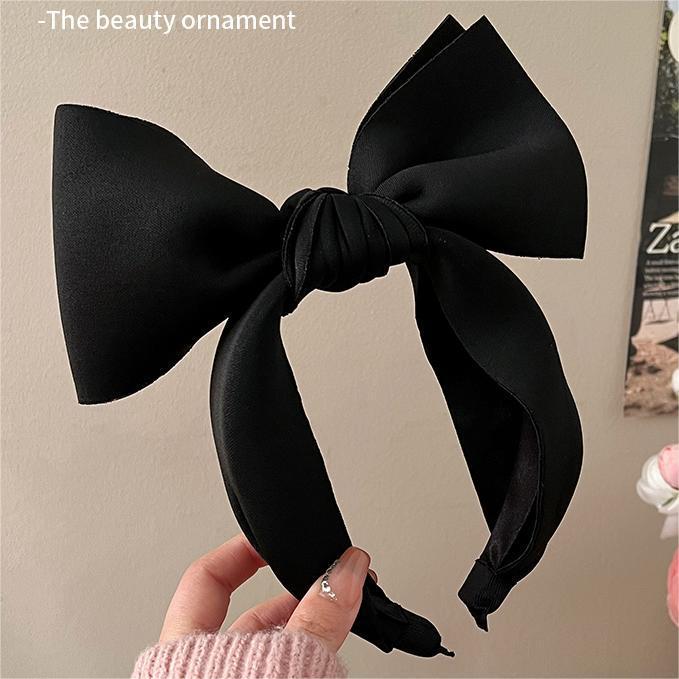 

Модна жіноча пов язка на голову багатошарова з великим бантом, однотонний тюрбан для дорослих, головний убір найвищої якості, аксесуари для волосся