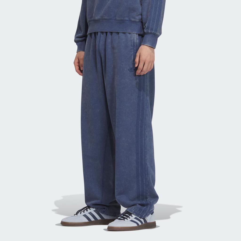 adidas Originals WASHED JOGGERS Knitted Sweatpants Men's Uniform Blue KA2317-