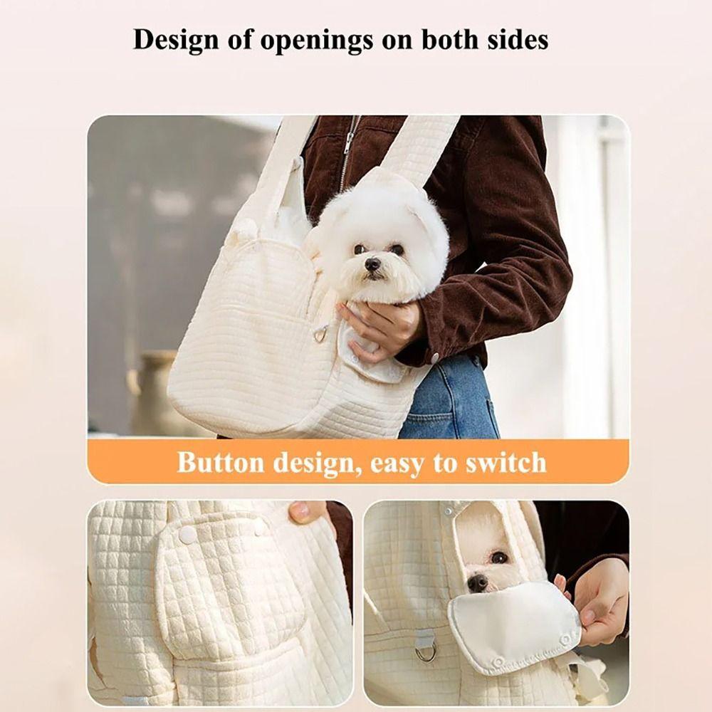 Adjustable Dog Bags Portable Cross Chest Backpack Trendy Pet Supplies  Outdoor